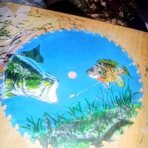 Custom Hand Painted Sawblade